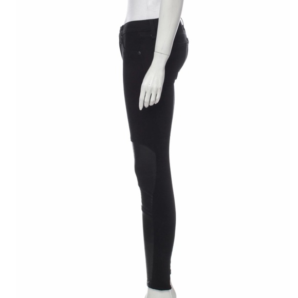 NWT RAG & BONE Samurai Leather-Patch Leggings - Picture 11 of 11